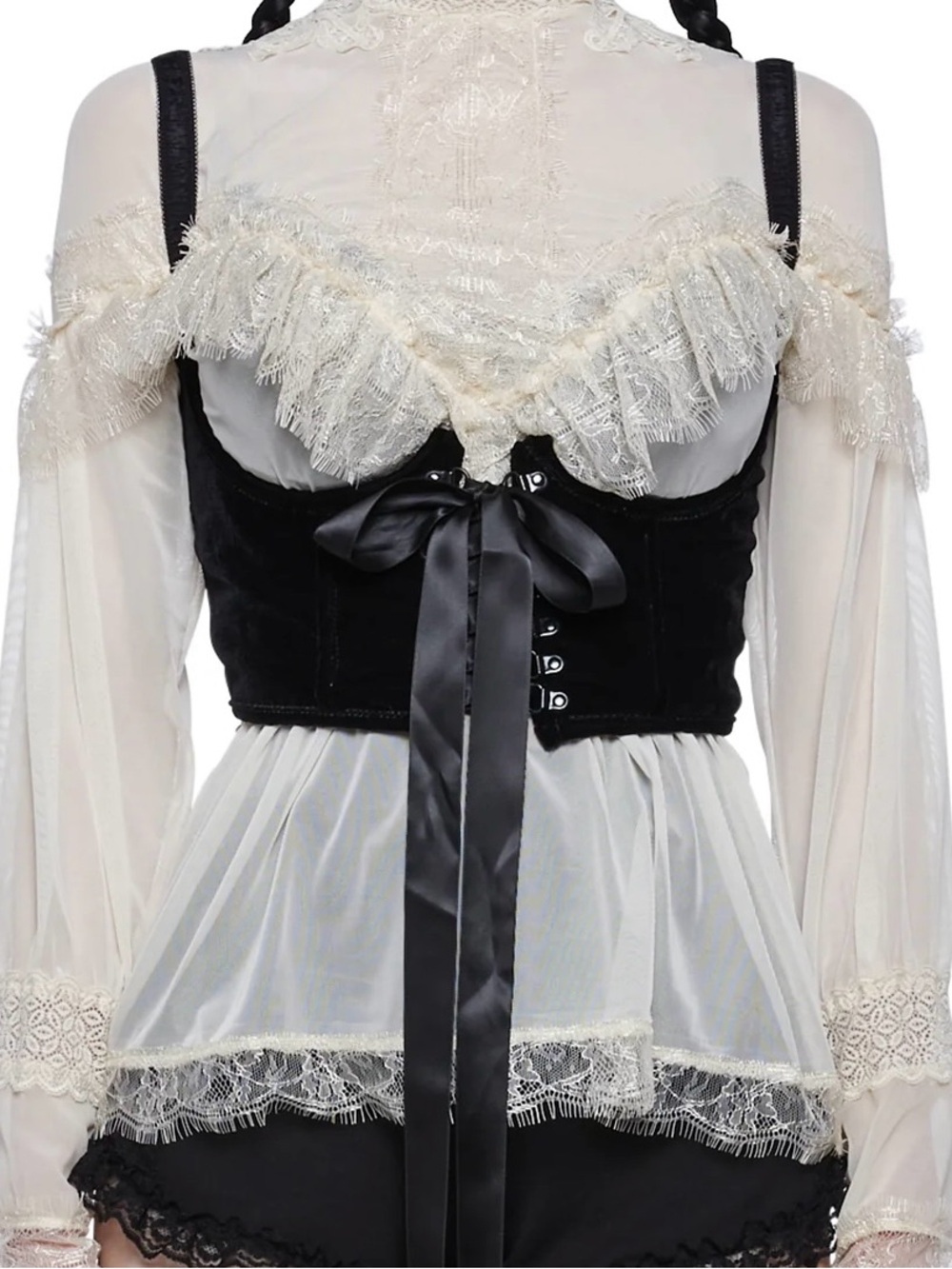 Widow FALL FROM GRACE VELVET UNDERBUST CORSET
